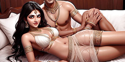 Desi Indian Step-Mom teaches How to Fuck with Step Son and Step Daughter ( Step Family Threesome Bete ne Kari Soteli ki Chudai