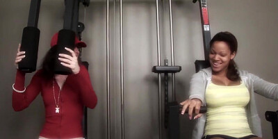 Gym teen ravaged by oldie in dirty sex scene