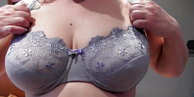 My stepmom's huge tits