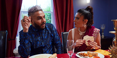 Yasmina Khan is sucking Danny D's huge cock