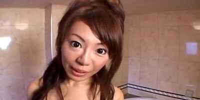 Mio Hiiragi kneels before cock for a complete - More at hotajp.com