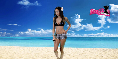 Punishment - deeptroat and ass to mouth for german ebony teen 18+