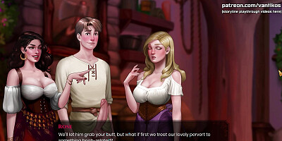 MILF And Blonde Teen Threesome - Cartoon Animated Porn Game - What A Legend! - #18