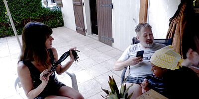 French Hairy Lety Howl's Porn Audition Turns Into Dominant Interracial Threesome