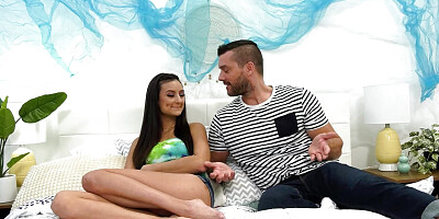 ADULT TIME - Sexy Cheating Teen Eliza Ibarra POUNDED HARD By Big Dick Spanish Man On Vacation!