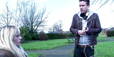 Shy wife Brittany Bardot takes the massive cock of Luke