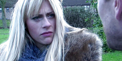 Shy wife Brittany Bardot takes the massive cock of Luke