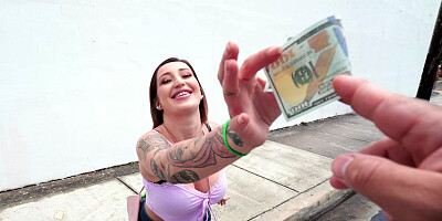Anna Chambers is getting picked up on the street