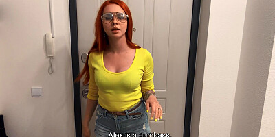 RedKiteKat gives nice footjob in POV