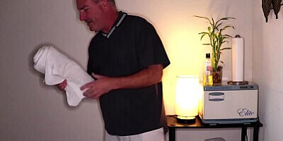 Inappropriate Massage with STUNNING NIKITA Shady Spa