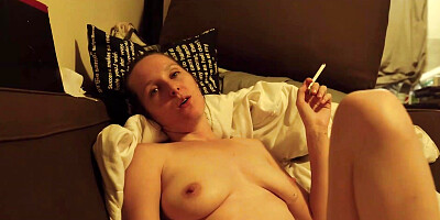 Smoking and touching myself
