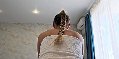 Big Ass and Small Tits Nympho Girlfriend Enjoys Morning Anal Sex