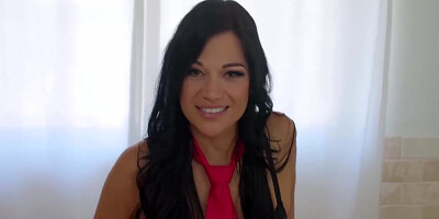 Mona Azar In Brunette Pounded Hard After Cock Sucking