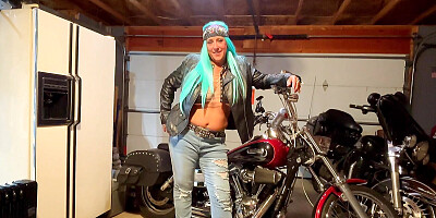 Hot Biker Chick FUCKED at Halloween Party!