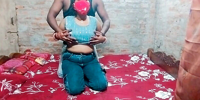 Indian Hot Bhabhi and Young Dever Fucking Fully Shaving Pussy - Couple Sex