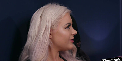 SPH IR femdom fucked in front white smallcock 4 cum