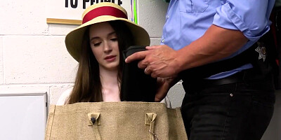 Tiny bikini big tit gags on cock on vacation