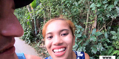 Amateur Thai hottie licked and fucked