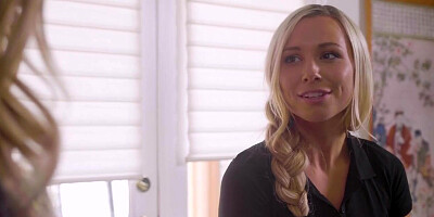 Masseuse fingering her lesbian customer