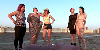 Fucked and [censored] on the rooftop