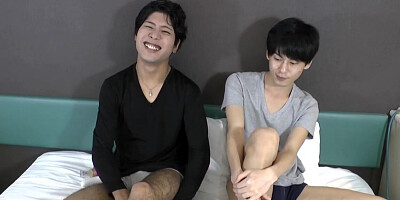 Skinny asian gets rimmed and fucked