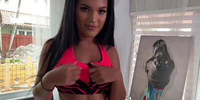 Damn stepsis. I love watching you work out!
