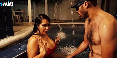 My pool coach fucks me in public while my husband is away! Lalucero