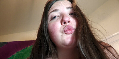 Teen BBW Striptease JOI With Countdown