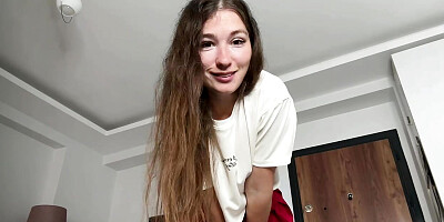 Hairy girl wants ride your face and squirt for you