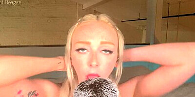 Cute Blonde Does Sexy Personal Attention ASMR For You - Remi Reagan