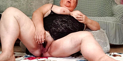 Stepmom's pussy and tits on display