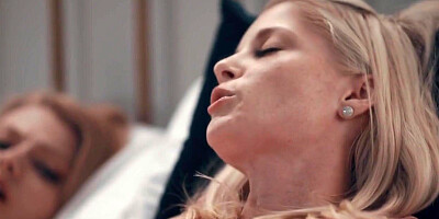 Lesbian babe masturbating petite stepsis