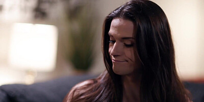 TS anal loving slut analdrilled by BFs cock at home