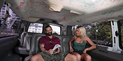 Straight amateur jock fucks bottom in public van outdoor