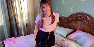 Sweet Beauty Stepsister Sucks Dick and F