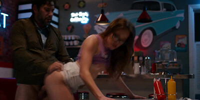 Sleazy loan officer fucks Teen Katie Kush