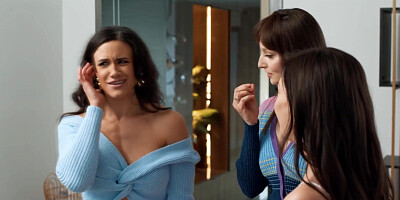 Natalie banged with MILF stepmoms