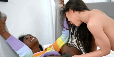 Teens with different skin color are willing to experiment in bed