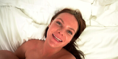 Daisy Garcia is filmed POV-styhle while receiving a big hard cock