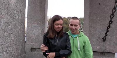 Casual teen 18+ Sex - Candy Julia - Straight shooter gets a lucky fuck