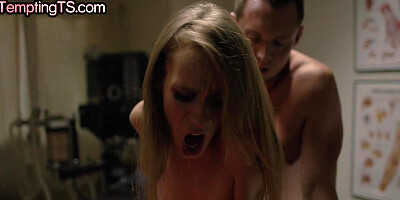 Petite TS patient smashed and rimmed by doctor in hospital