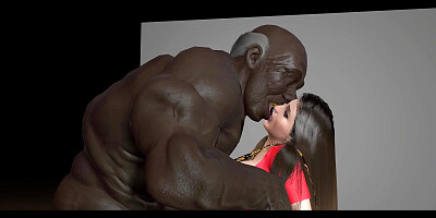 Sexy Desi Bahu Savita hot kissing and licking with Sasur