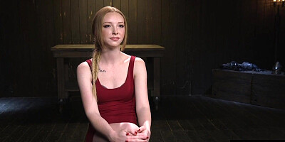 BDSM petite sub suffers in electrosex and hard pussytoying