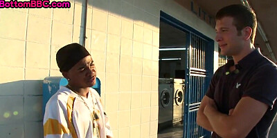 Nubian picked up bottom public fucked outdoor by white top