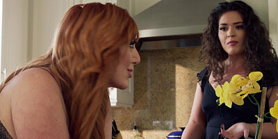 Hot MILF got fucked all over the kitchen