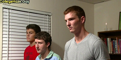 Str8 college stud fucked in ass for fraternity entrance