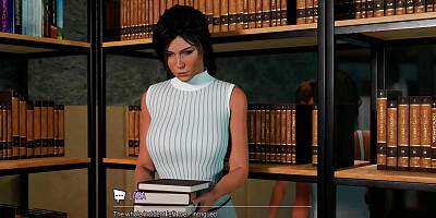 Lora Croft Adventures - Librrians Pussy she',s not wearing panties