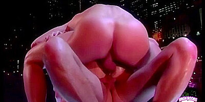 Big Tits Slutty Blonde Loves To Be Pounded In A Threesome With Two Men