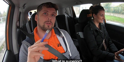 Real learning driver throating teachers cock be4 pussyfuck