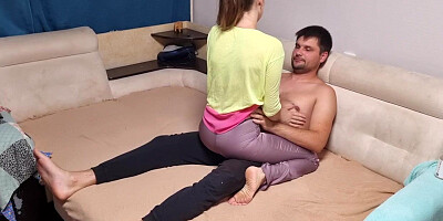 Watching Netflix turns into a hardcore fucking session